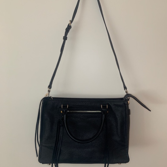 Rebecca Minkoff Regan Leather Med Satchel - Picture 3 of 8